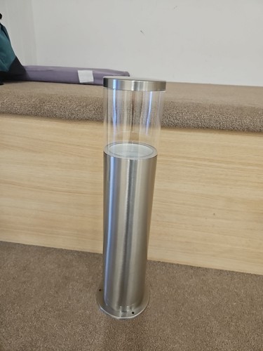 Lindby post light chrome - light,