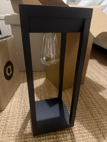 Black pillar modern outdoor - black,